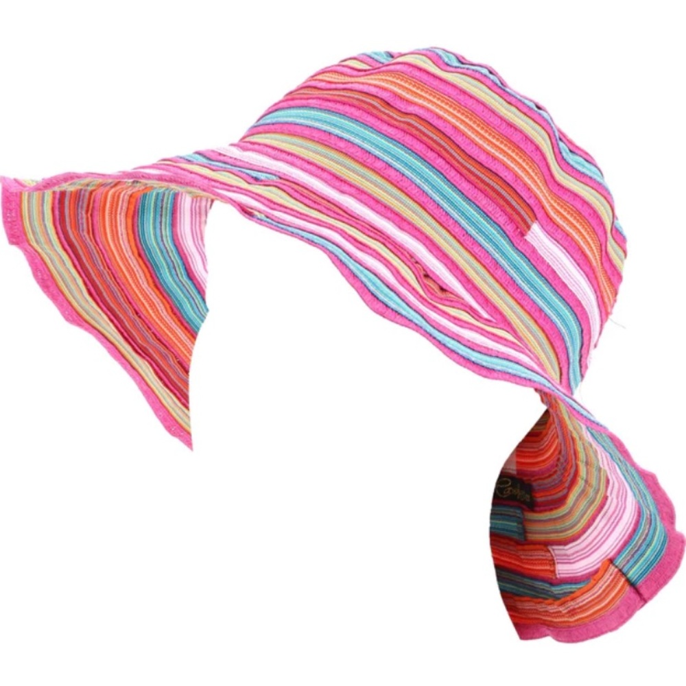Betmar New York 75th Anniversary Colorful Sun Hat